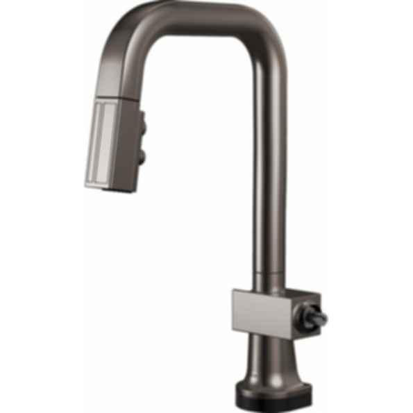 Frank Lloyd Wright® Kitchen Collection by Brizo® SmartTouch® Pull-Down Prep Faucet with Square Spout - Less Handle - 64923LF-LHP