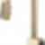 Frank Lloyd Wright® Kitchen Collection by Brizo® SmartTouch® Pull-Down Prep Faucet with Square Spout and Wood/Concrete Wand - Less Handle - 64923LF-WDLHP