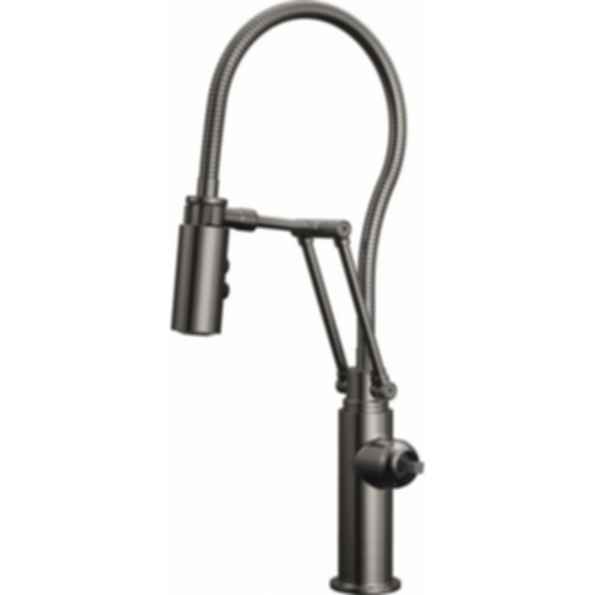 ODIN® Articulating Kitchen Faucet with Finished Hose - Less Handle - 63121LF-LHP