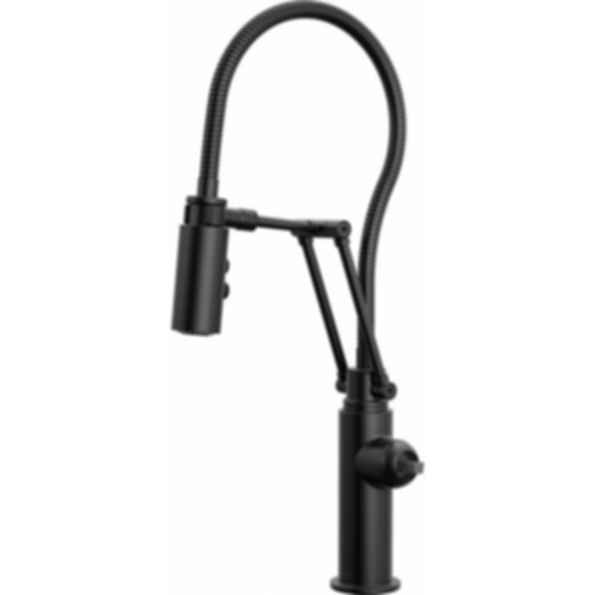 ODIN® Articulating Kitchen Faucet with Finished Hose - Less Handle - 63121LF-LHP