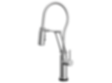 ODIN® SmartTouch® Articulating Kitchen Faucet with Finished Hose - Less Handle - 64121LF-LHP