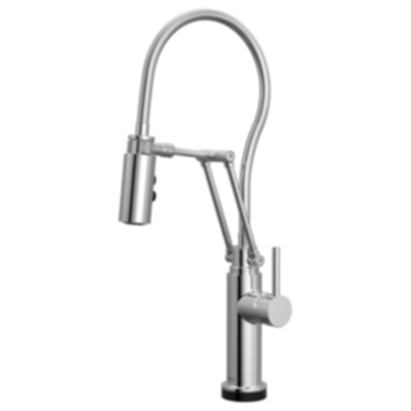 ODIN® SmartTouch® Articulating Kitchen Faucet with Finished Hose - Less Handle - 64121LF-LHP