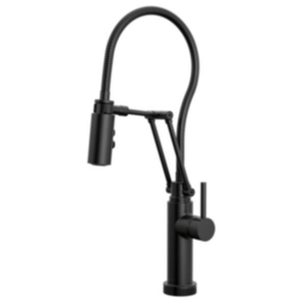 ODIN® SmartTouch® Articulating Kitchen Faucet with Finished Hose - Less Handle - 64121LF-LHP