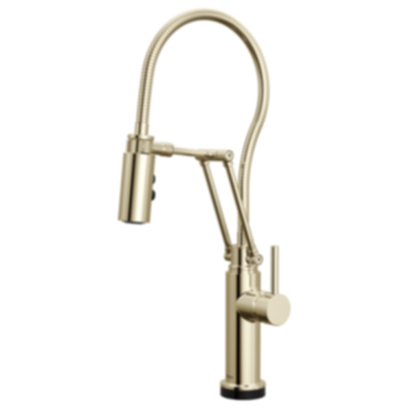 ODIN® SmartTouch® Articulating Kitchen Faucet with Finished Hose - Less Handle - 64121LF-LHP