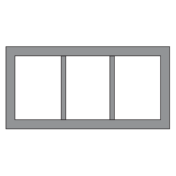 Double Divided Transom Grid