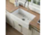 NOZLOO 33" Reversible Apron Fireclay Farmhouse Sink