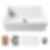 NOZLOO 30" Reversible Apron Fireclay Farmhouse Sink with Workstation Kit