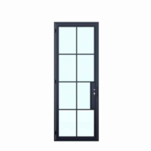 Lite 8 Single Steel French Door, 36 x 96 in