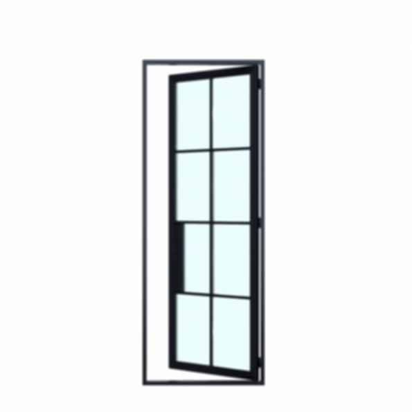 Lite 8 Single Steel French Door, 36 x 96 in