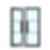 3 Lite Double Steel Door, 72 x 96 in