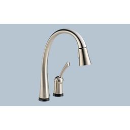 Pilar Single Handle Pull Down Kitchen Faucet With Touch2o