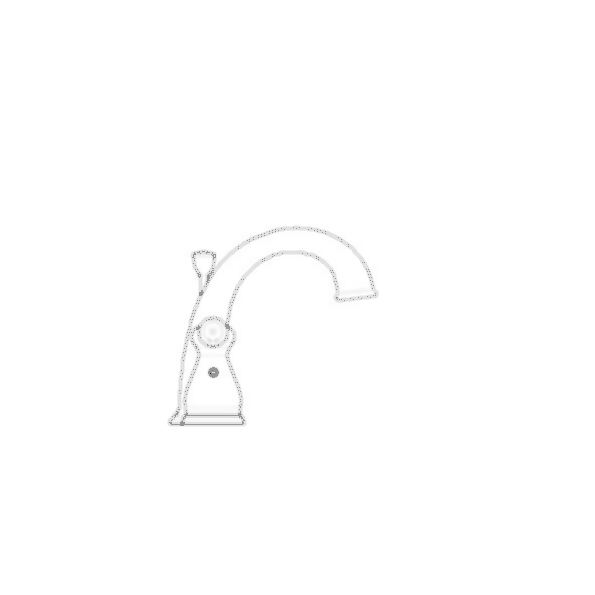 J-Spout Mini-Widespread Bath Faucet, Chrome Finish