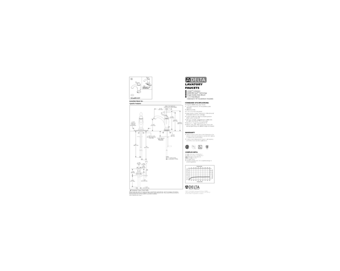Linden single handle lavatory