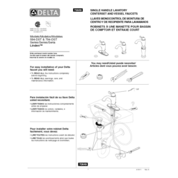 Linden single handle lavatory