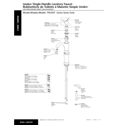 Linden single handle lavatory
