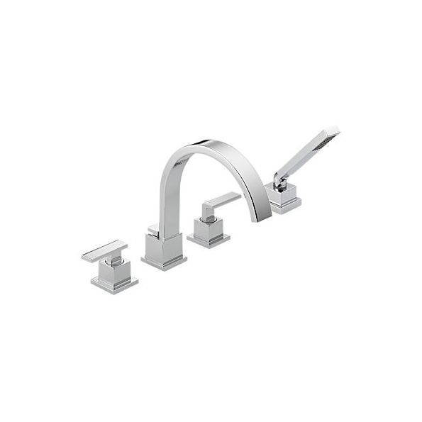 Vero Roman Tub Whirpool Faucet With Handshower 4hole Installation