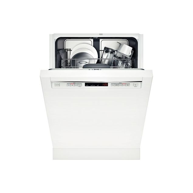 Bosch 24" Recessed Handle Dishwasher 300 Series White SHE53TL2UC