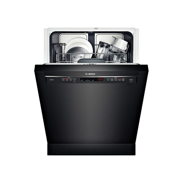 Bosch 24" Recessed Handle Dishwasher 300 Series Black SHE53TL6UC