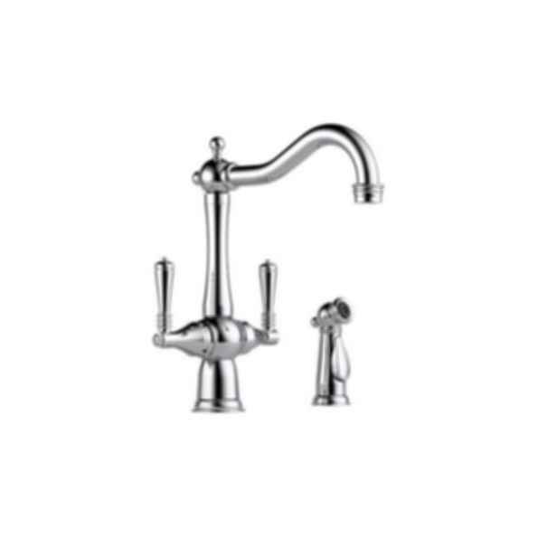 Tresa Two Handle Kitchen Faucet With Spray 62136LF-PC