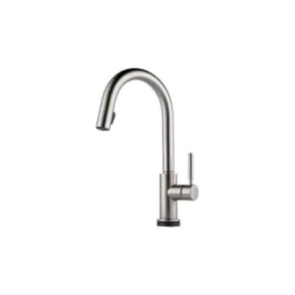 Solna Single Handle Single Hole Pull-Down Kitchen Faucet With Smarttouch® 64020LF-SS