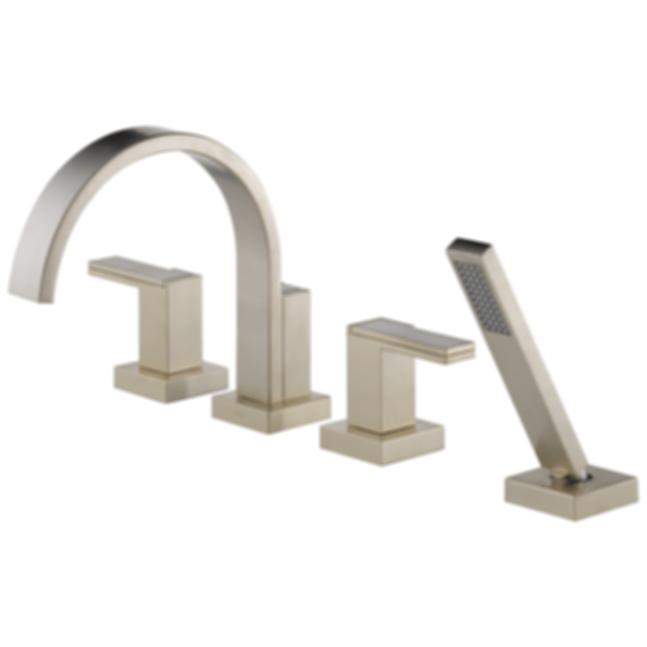 Siderna® Roman Tub with Hand Shower - Less Handles T67480-PCLHP--HL680-PC--R64707