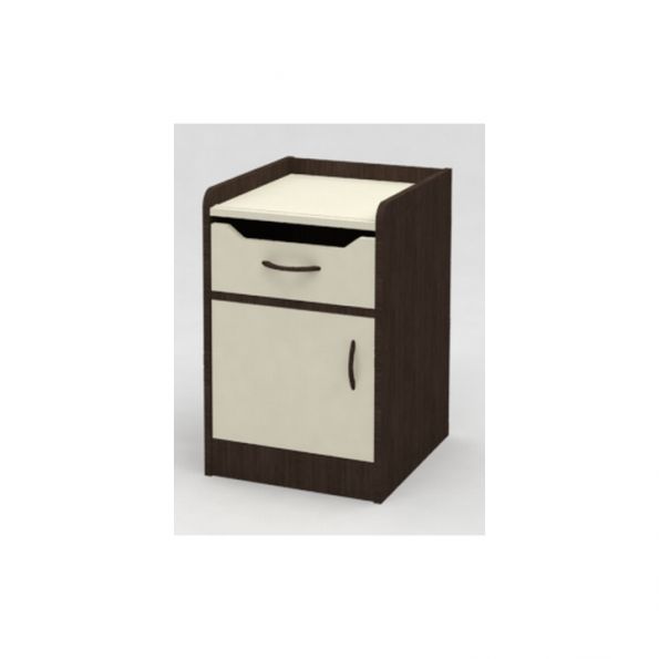 Caspia One Door One Drawer Bedside Cabinet Modlar Com