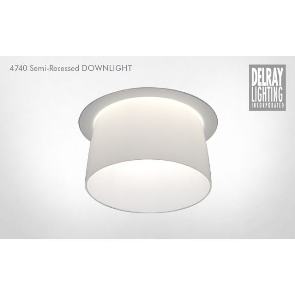 4740 Semi Recessed Downlight By Delray Lighting Modlar 4740 Semi Recessed Downlight By Delray Lighting Modlar