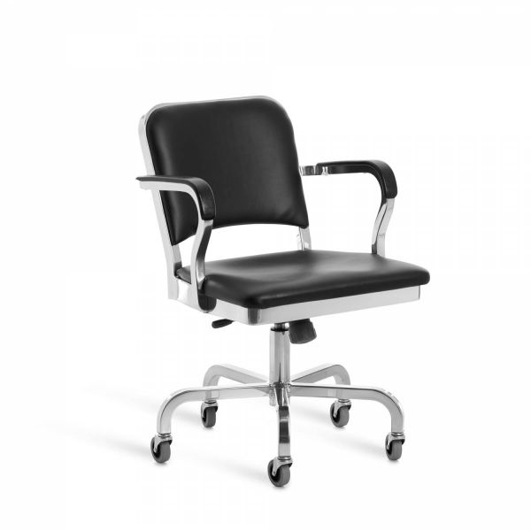 Navy® Upholstered Swivel Armchair - modlar.com