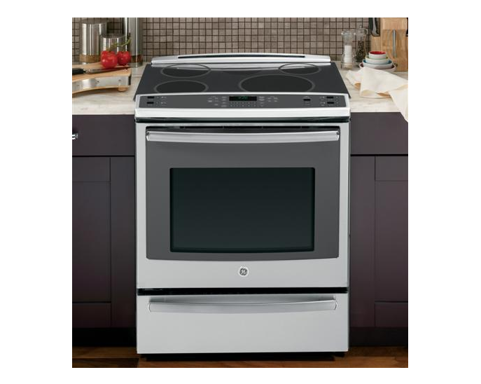 GE Profile™ Series 30" SlideIn Induction and Convection Range with