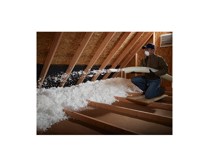 Climate Pro® blowin fiber glass insulation