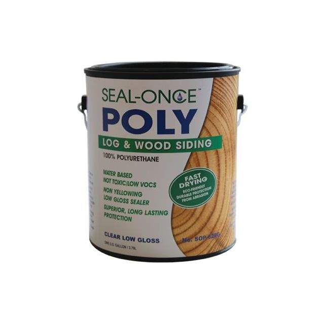 SealOnce™ 100 Poly Log and Wood Siding Sealer
