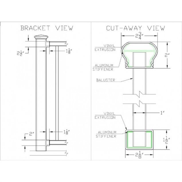 73018156 Titan Pro Railing