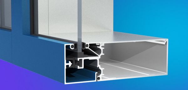 Ycw 700 Thermally Improved Outside Glazed Curtain Wall System