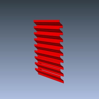 Extruded Aluminum Inverted Blades - modlar.com