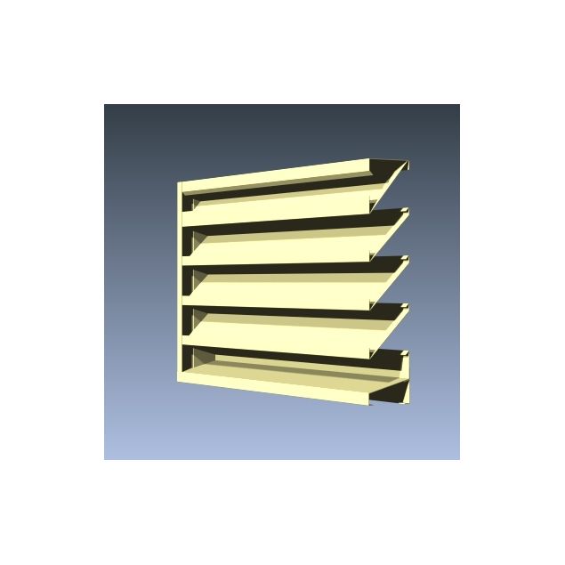 Fixed Formed Drainable Louvers - modlar.com