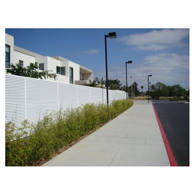 Galvanized Steel Louver Fence