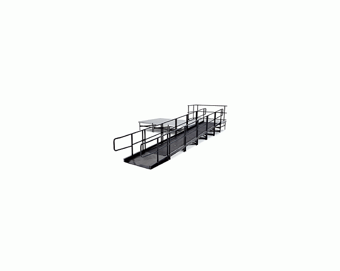 Black Ada Ramp Portable ADA Ramp - modlar.com